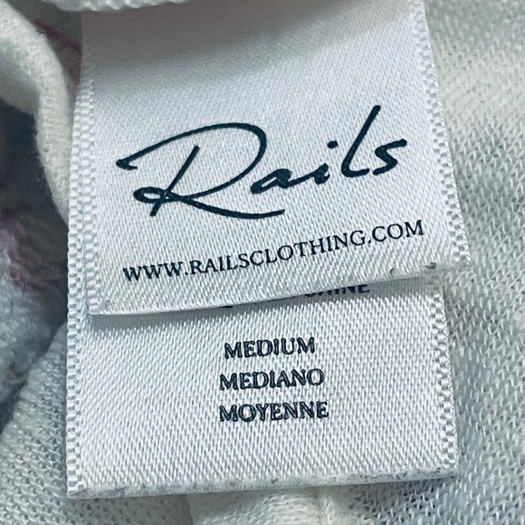 Rails Sleeveless Scoop Neck Racerback Top. Fun Sunglasses Multicolor Print. Sz M - Picture 6 of 8